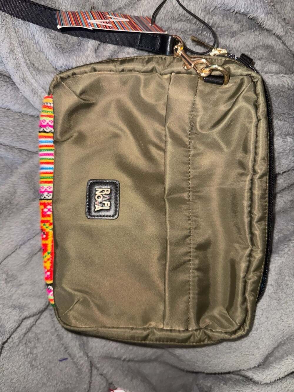 Rafa Nova Olive Green Travel Organizer Toiletry Bag